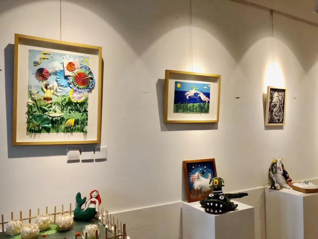学前教育专业《幼儿园实用美术1》优秀作品展开幕式